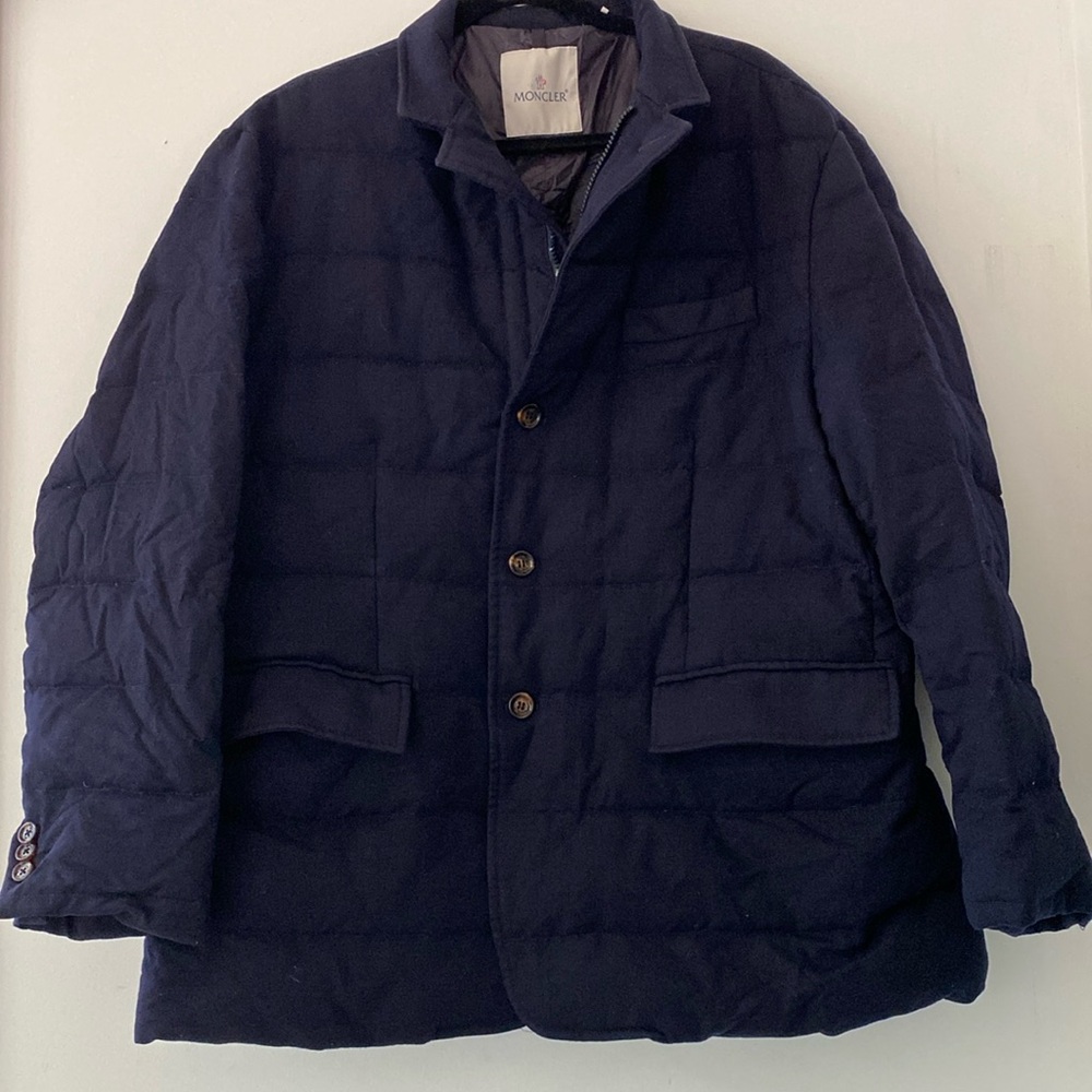 Moncler Rodin Wool Down Blazer Jacket